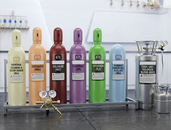 Reactive, Halogen & Toxic Gases